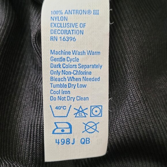 Vintage Warner's Black Lace-Trim Slip Skirt Midi Maxi Size Large - Picture 3 of 9